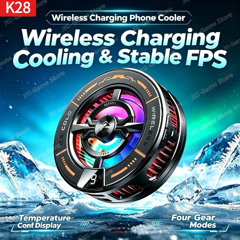Gaming Zone Accessories - Magnetyczny chłodzik do telefonu K28 z