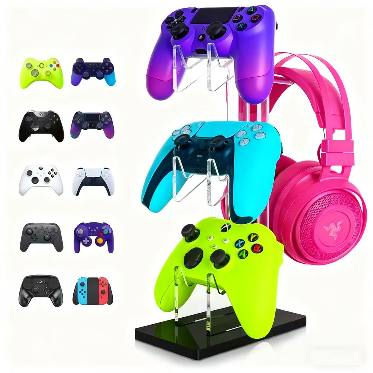Gaming Accessories Vr - Uniwersalny stojak na kontrolery i słuchawki