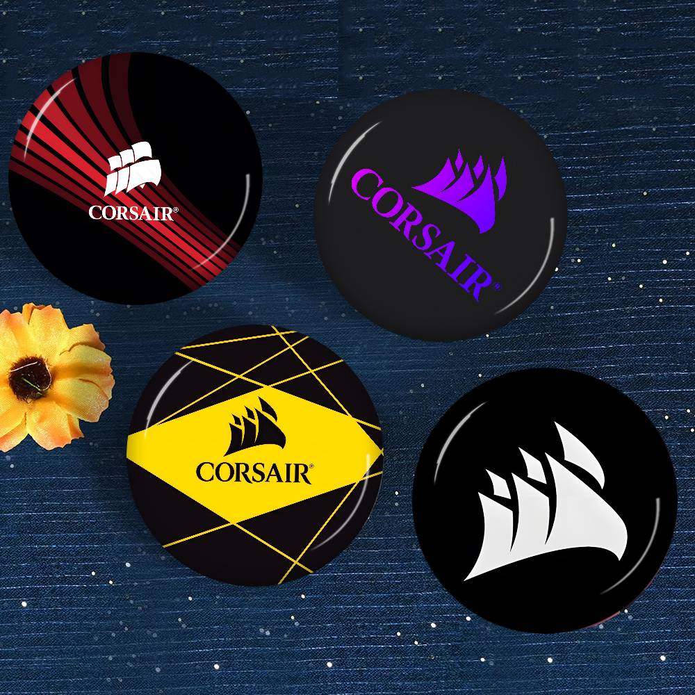 Gaming Accessories Icon - Przypinki z miękkimi guzikami z blachy,