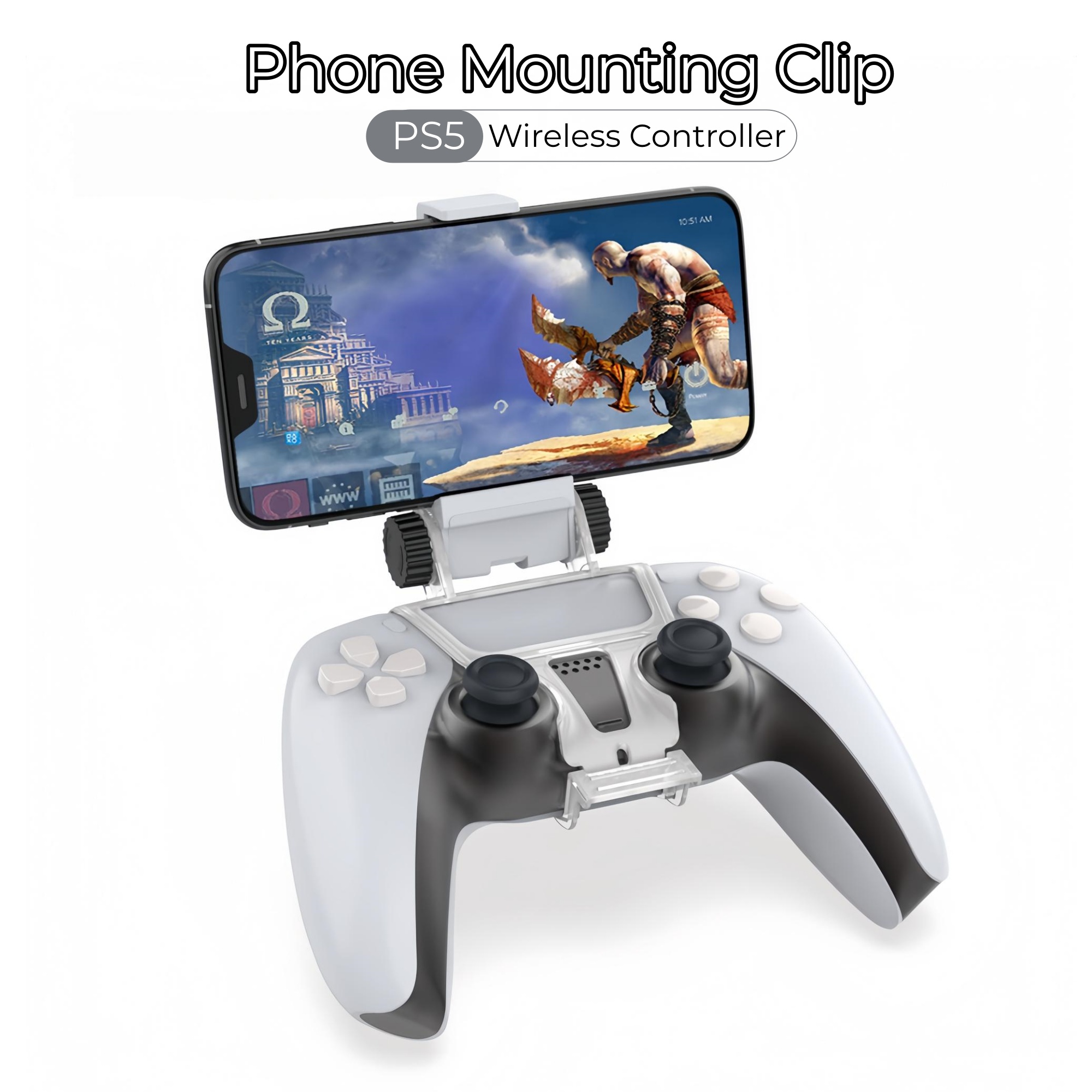 Gaming Zone Accessories - Regulowany uchwyt na telefon do kontrolera