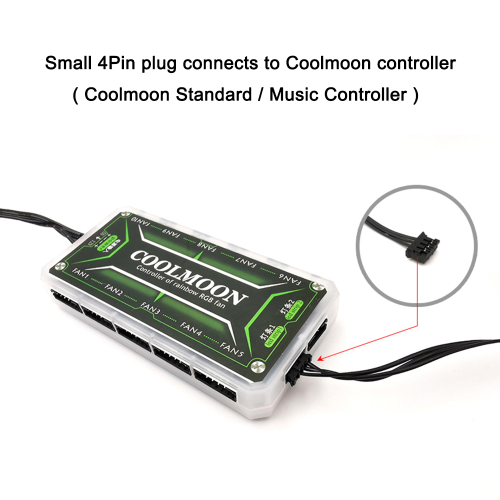 Coolmoon 5V małe 4PIN RGB LED  – Gaming Zone Accessories recenzja i cena
