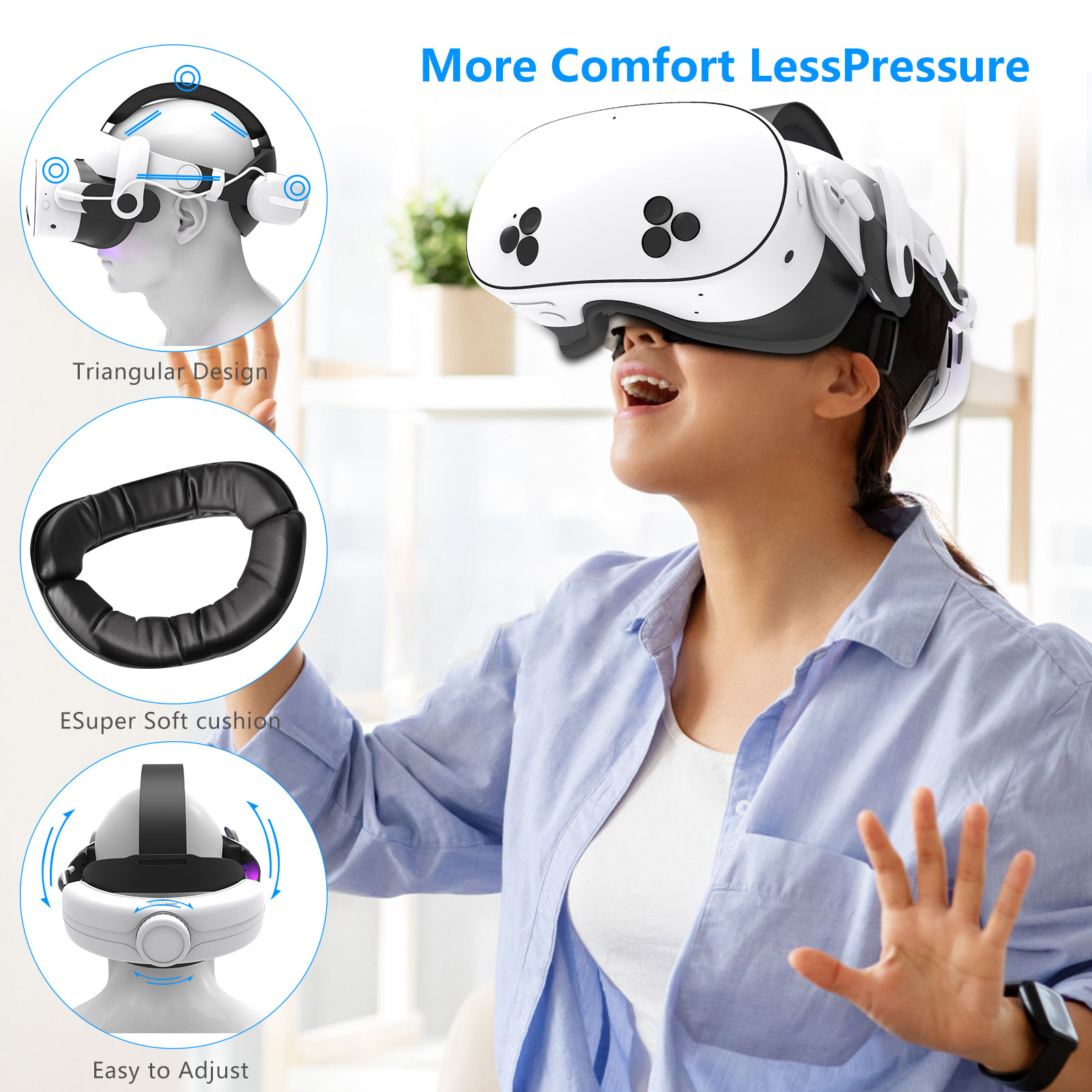 Pasek na głowę z regulacją i ł – Gaming Accessories Vr recenzja i cena
