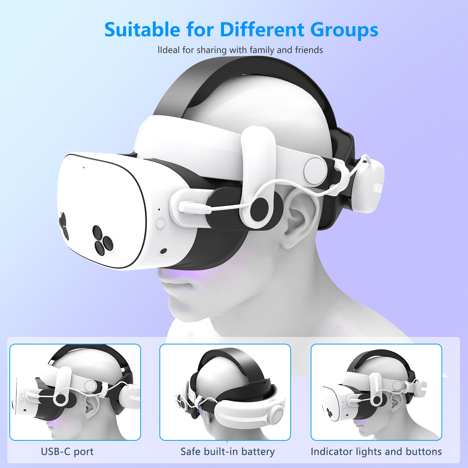 Pasek na głowę z regulacją i ł – Gaming Accessories Vr recenzja i cena
