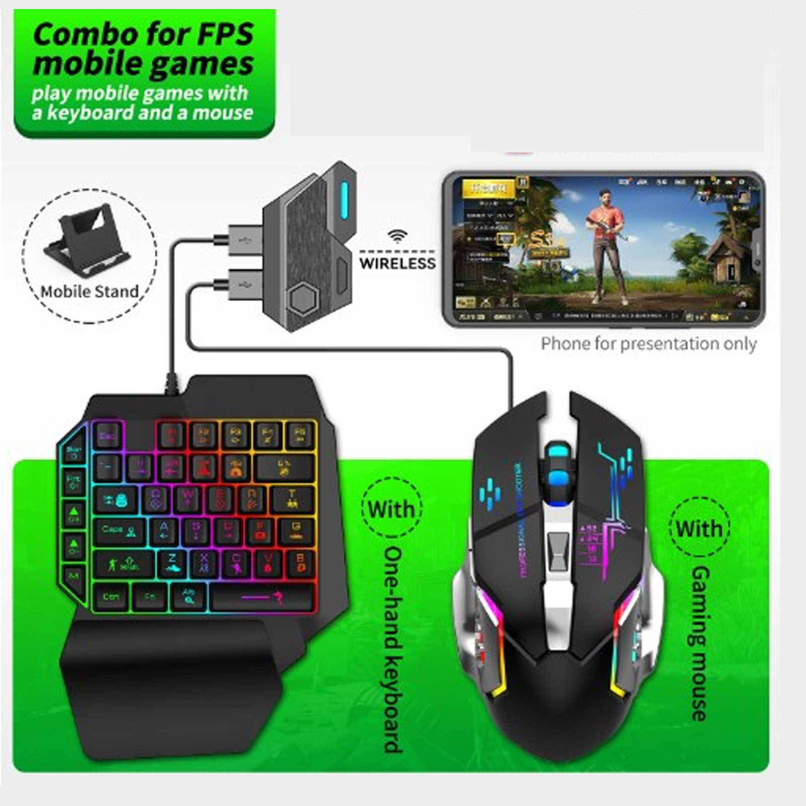 Zestaw konwertera klawiatura-m – Gaming Accessories Combo recenzja i cena