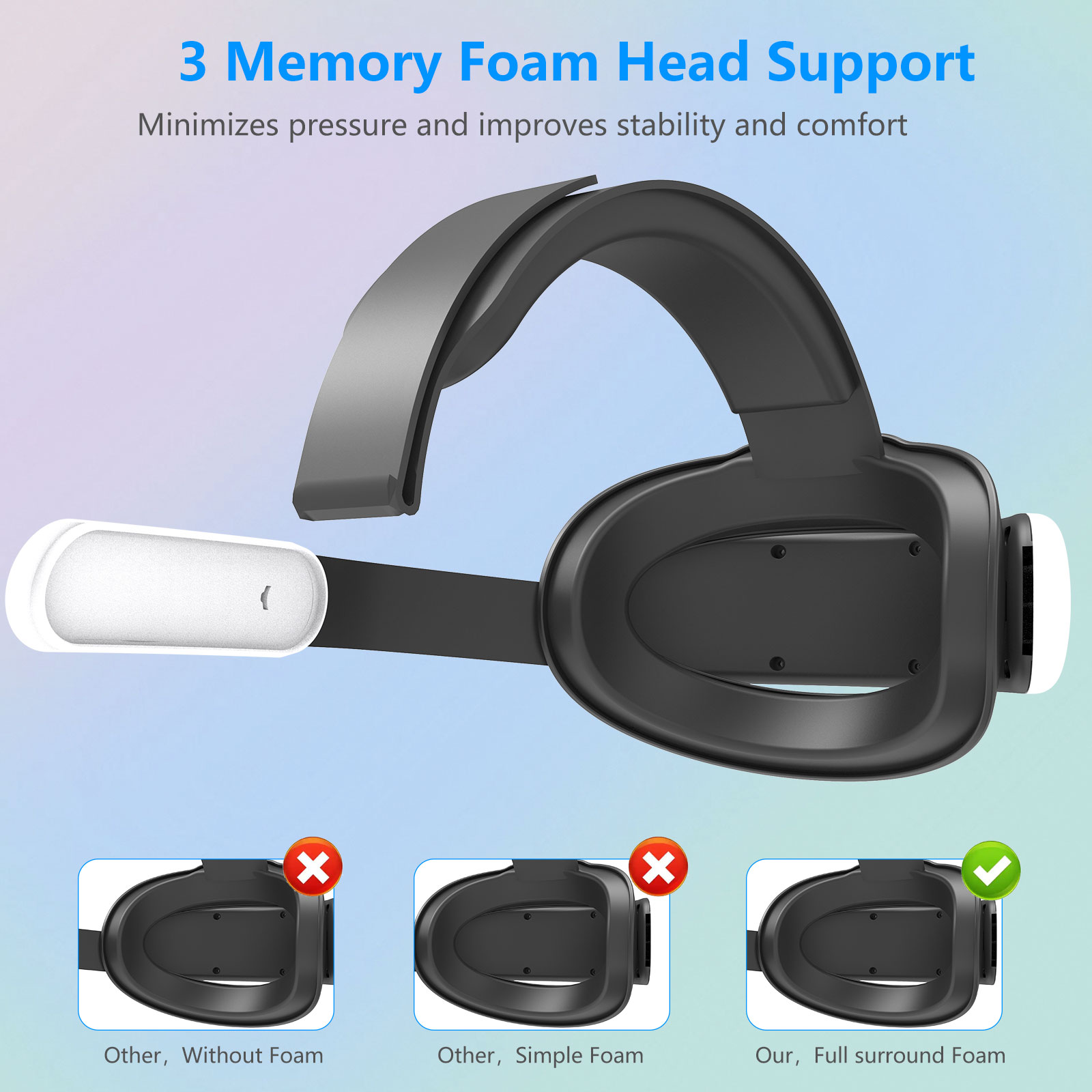 Regulowany pasek na głowę do M – Gaming Accessories Vr recenzja i cena