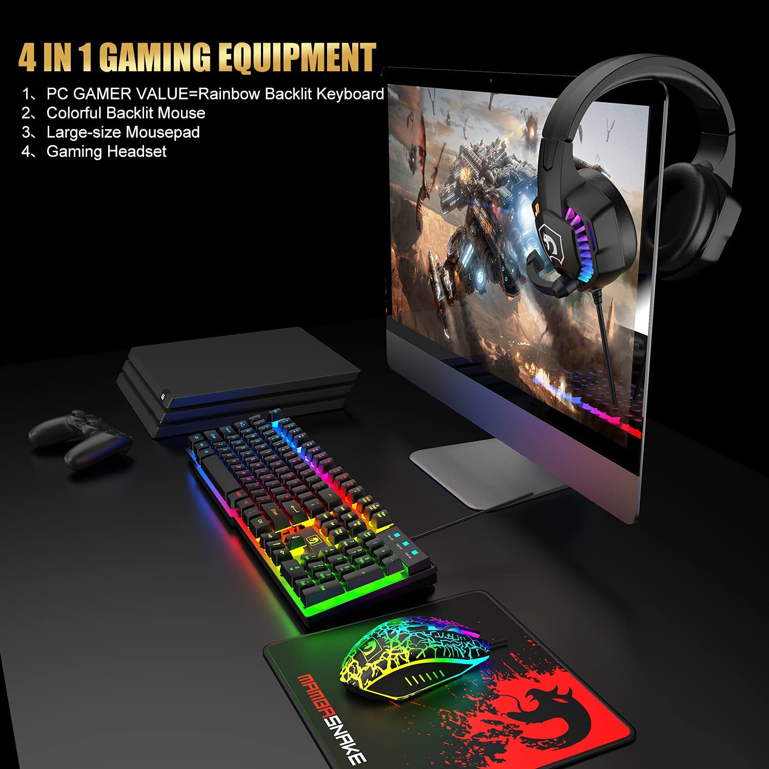 MAMBASNAKE X ZIYOULANG T11 Ukł – Gaming Accessories Combo recenzja i cena